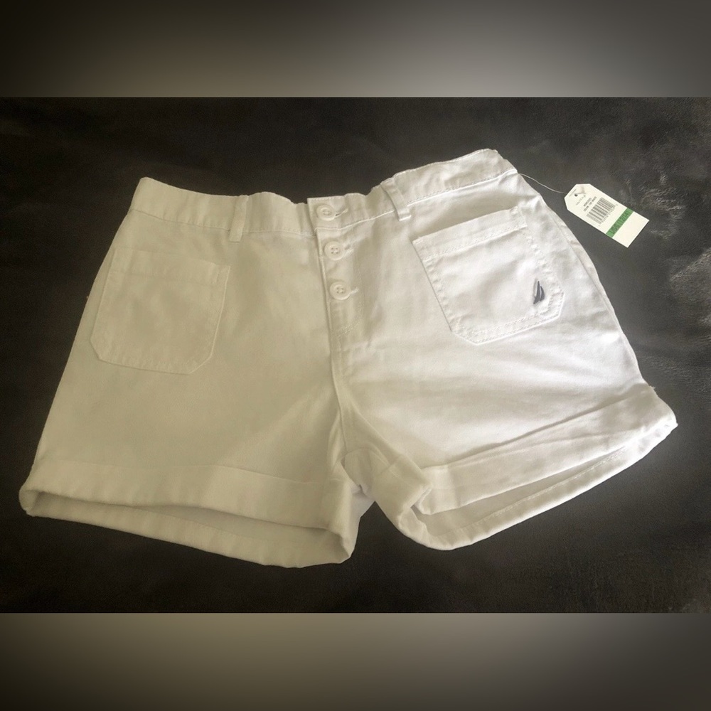 NWT Nautica White Shorts Girls’ Size Large Please See Measurements